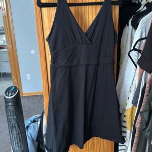 Black cotton stretch Patagonia dress